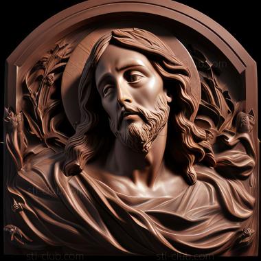 3D model st jesus (STL)